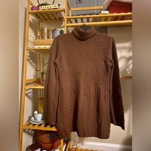 Wool and Cashmere Brown Sweater